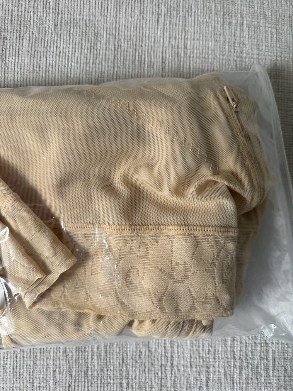 Beige Sculpting Shapewear Bodysuit - Picture 4 of 5
